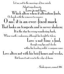 Wedding Words Sonnet 116 Lea Ann Belter Blog Friendship Quotes Funny Sonnet 116 Happy Anniversary Quotes