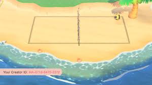 Path I Couldn T Find A Sand Volleyball Design I Loved So I Made My Own Ma 6718 8479 2372 Acqr Animal Crossing New Animal Crossing Animal Crossing Qr