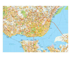 É a área metropolitana mais populosa do país, com 2 863 272 habitantes em 2019, e a segunda região mais populosa, a seguir à região do norte. Mapas De Lisboa Coleccion De Mapas De La Ciudad De Lisboa Portugal Europa Mapas Del Mundo
