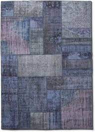 Teppich 200×300 bestimmt den stil des zimmers. Tingo Living Medley Teppich 300x200 Cm Patchwork Blau Violett Hochwertig Exklusiv