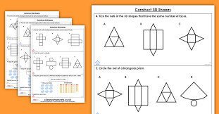 A fun worksheet ideal for 1st graders, the 'shapes search' worksheet has a large image of a house drawn using various geometric shapes. Construct 3d Shapes Homework Extension Year 3 Properties Of Shape Classroom Secrets