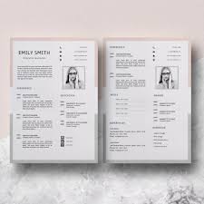 A microsoft word resume template is a tool which is 100% free to download and edit. Resume Template Minimalist Easy Cv Template Emily Smith Lucatheme