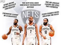 Looking for the best brooklyn nets wallpaper hd? 5 Reasons Why The Nets Will Not Win The Championship With James Harden Kyrie Irving And Kevin Durant Fadeaway World