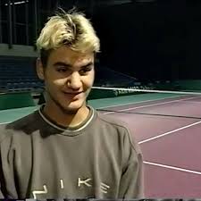 The swiss had originally planned to launch his 2021 campaign at the australian open but a combination of. Roger Federer Roger Federer Interview With Blonde Hair In 1999 Facebook
