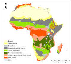Only the upper part of the sahara, the mediterranean area, and the southern tip of africa, are outside of the tropics. Location African Savanna Map Pets Lovers
