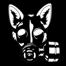 Gas Mask Wolf Stencil By Lunadea On Deviantart Wolf Stencil Gas Mask Art Gas Mask Drawing