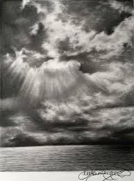 Drawing Skies In Graphite Graphite Drawings Drawing Sky Cloud Drawing