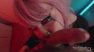 Chubby slut sucks dick and gets slapped