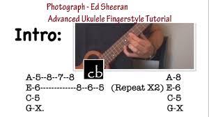 Ukulele tabs are the easiest way to learn to pick a song. Perfect Ed Sheeran Fingerstyle Ukulele Tutorial Youtube