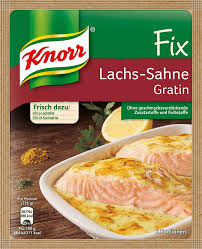 Achten sie darauf, dass auch die alufolie gut verschlossen ist, indem sie alle. Amazon Com Knorr Fix Creamy Salmon Gratin Lachs Sahne Gratin Pack Of 4 Mixed Spices And Seasonings Grocery Gourmet Food