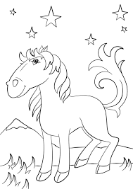For boys and girls, kids and adults, teenagers … Printable Pretty Horse Coloring Page Free Printable Coloring Pages For Kids
