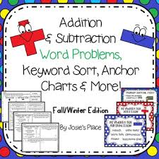 Word Problems Keyword Sort More Fall Winter Choose Your Own S Option