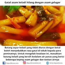 Selain menimbulkan rasa gatal di kulit. Dapurbisnes Com Gatal Tekak Ketika Makan Sayur Asam Facebook