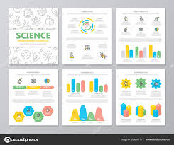 Set Of Colored Science And Research Elements For