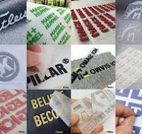 Custom 3d silicone heat transfer labels for garments
