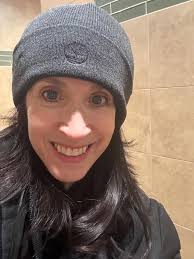 Happy Monday threads! Unfiltered 57-year-old selfie here. Just swam 1000  yards & getting ready for work. Let's make this an awesome day!