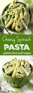 Pasta With Creamy Spinach Sauce The Pretty Bee Recipe Recipes Easy Comfort Food Healthy Recipes