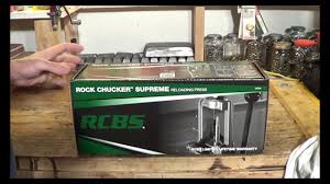 Get the best deal on rock chucker supreme master reloading kit presses at grabagun.com. Unboxing Rcbs Rock Chucker Supreme Reloading Press Hd Youtube