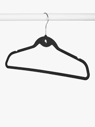 Wondering where you can buy hanger? John Lewis Partners Flocked Polystyrene Clothes Hangers Set Of 10 Black