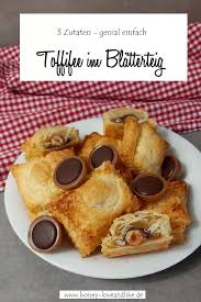 genial einfach und nur 3 zutaten toffifee mit blatterteig toffifee rezept dessert rezepte einfach blatterteig rezepte suss