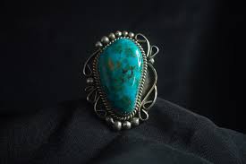 Large Adjustable Turquoise Ring by Ray Nez; Native American, First Nations,  Southwest, Indian Jewelry