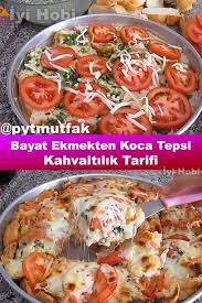bayat ekmekten koca tepsi kahvaltilik tarifi 2020 yemek tarifleri
