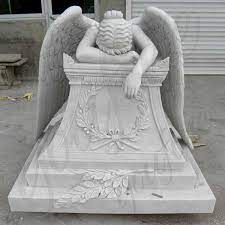 Angel headstones | legacy headstones. Hot Sell Life Size Weeping Angel Monument Headstone Angel Statues For Graves For Sale Mokk 112 You Fine Sculpture