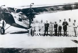 Fokker F Vii With Staff Circa 1927 Official Pan American World Airways Photo From My Collection