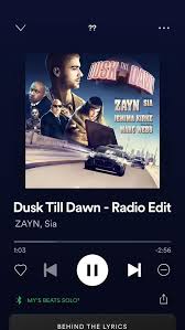 Video Dusk Till Dawn Sia Zayn Di 2020 Musik Baru Not Musik Gambar Lucu