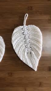 Diy Feather Leaf By Using Ropes Video In 2020 Diy Gifts Rope Diy Easy Diy Jewelry
