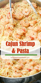 Cajun Shrimp Pasta Recipe Cajun Pasta Recipes Shrimp Seafood Dishes Cajun Shrimp Recipes