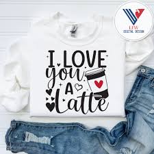 I Love You a Latte SVG PNG, Valentine Quote Svg, Valentines Day Svg, Love  SVG, Valentines Day Svg, Love You a Latte Svg, Love Heart Svg