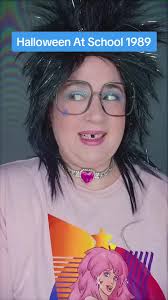 Halloween At School 1989! #80s #1980s #punkrocker #charactercomedy  #halloween