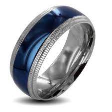 Walmart Men S Silver Spinner Wedding Bands West Coast Jewelry Men S Stainless Steel Wedding Ba Mens Wedding Rings Stainless Steel Wedding Bands Rings For Men