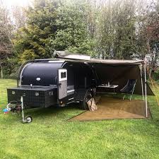 Creates A Great Porch Teardrop Camper Trailer Overland Trailer Off Road Camping