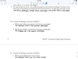 These science worksheets consider properties of sound and light, including shade structures. Cassi Chemistry 3rd Pogil Electron Energy And Light