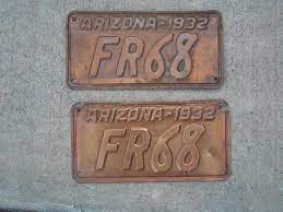 Copper 1932 Arizona License Plates Automobiles And Parts Buy Sell Antique Automobile Club Of America Discussion Forums
