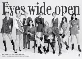 Twice 's sana is ready for winter in her new comeback teaser image! Twice Eyes Wide Open Poster Nayeon Extended Play Twice Chaeyoung