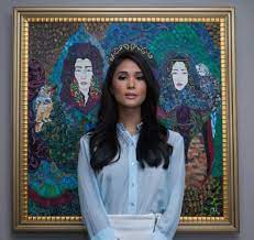 One of my dreams with painting was always to make wearable art. The Art Of Heart Evangelista Her Ayala Museum Exhibit Is Called I Am Love Marie