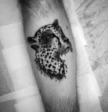 The heart tattoo is always perfect. Top 30 Cheetah Tattoos For Men
