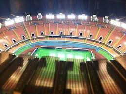 Stadio san paolo, intervento di igienizzazione della napoli servizi. Stadio San Paolo Napoli Calcio 3d Costruito Assemblato Illuminato Serale Il Top Ebay