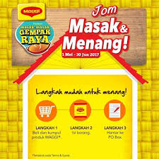 , hello malaysians!, take part in peraduan sms & menang dutch lady and you could win many great prizes worth of rm 80,000. Maggi Masak Masak Gempak Raya 2017 Contest Loopme Malaysia