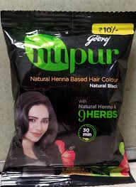 2.7 out of 5 stars with 58 reviews. Godrej Nupur Natural Henna Based Hair Colour Natural Black Pobara