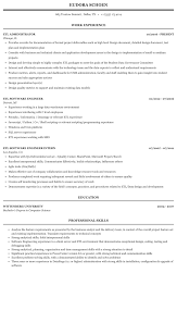 Etl Resume Sample Mintresume