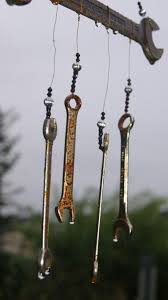 Windspiele Aus Metall Werkzeuge Rost Aus Metall Rost Werkzeuge Windspiele Windspiele Diy Windspiele Klangskulptur