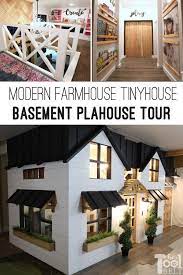 Basement Playhouse Build Tiny House Toy Room Reveal Her Tool Belt Play Houses Building A Basement Toy Rooms