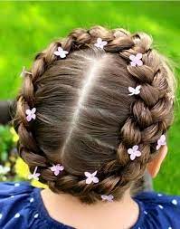 Coiffure Petite Fille Pour Un Mariage Coiffure Fillette Mariage Coiffure Mariage Enfant Coiffure Petite Fille