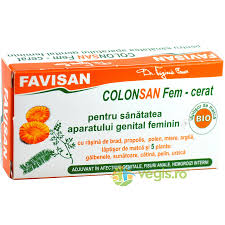 Colonsan Fem Cerat Cu Laptisor De Matca Bio Femei 19g Favisan Vegis Ro