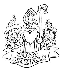 Kleurplaat Sinterklaas Knutselen Sinterklaas Diy Sinterklaas