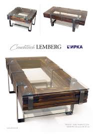 Couchtisch Lemberg Wohnzimmertisch Loft Vintage Bar Industrie Design Handmade Holz Metall Glas Couchtisch Eisenmobel Tisch